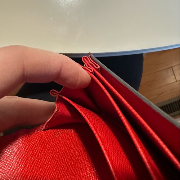 LOUIS VUITTON Monogram Sarah Multicartes Coquelicot - Picture 12 of 12